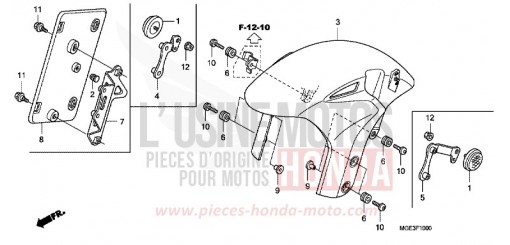 KOTFLUEGEL, VORNE VFR1200FDD de 2013